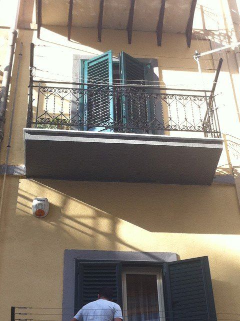 balcone da restaurare