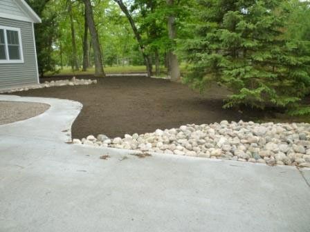 Topsoil installation 1