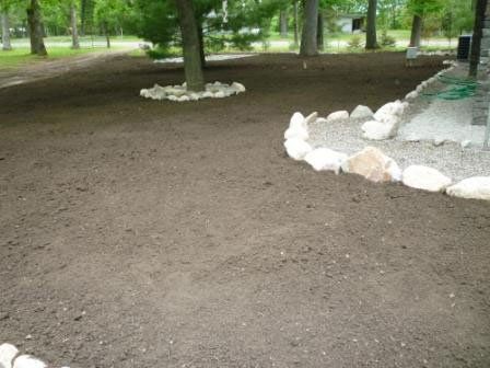 Topsoil installation