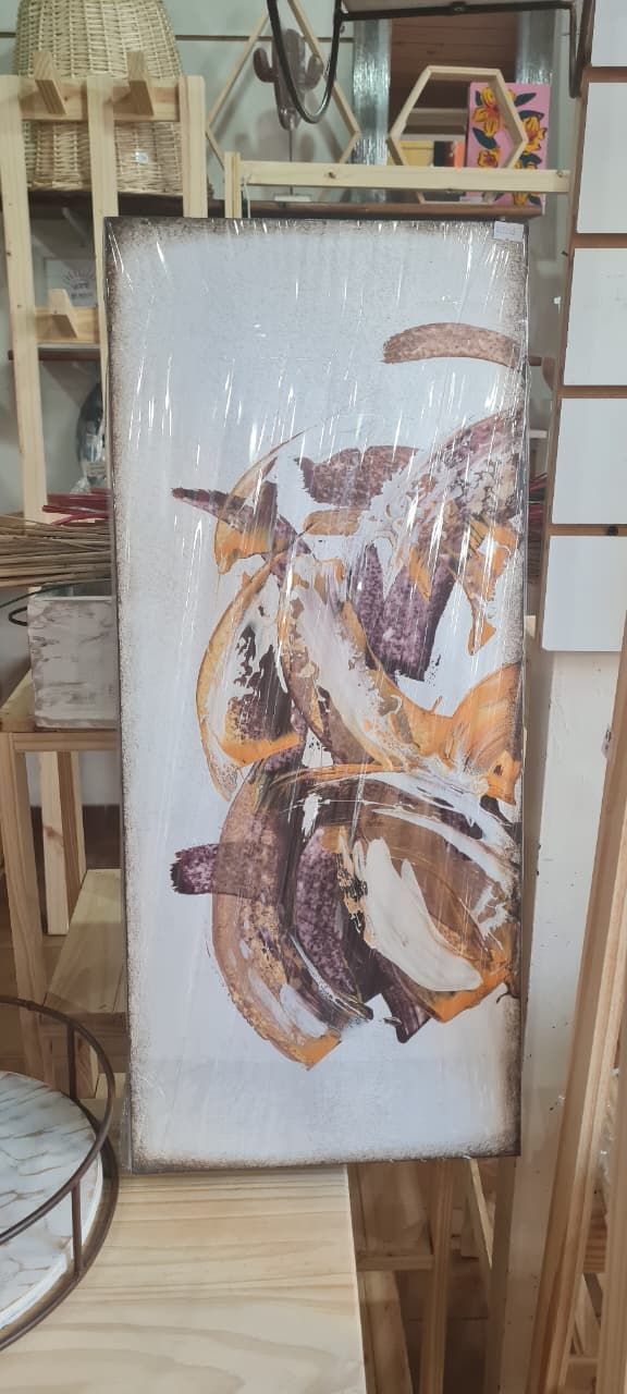 Conjunto de 3 cuadros abstractos