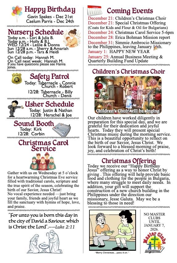 Calvary Baptist Church McMinnville Tennessee Tom Fittis Independent Baptist