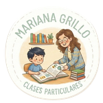 Logo de “Mariana Grillo Clases Particulares” 