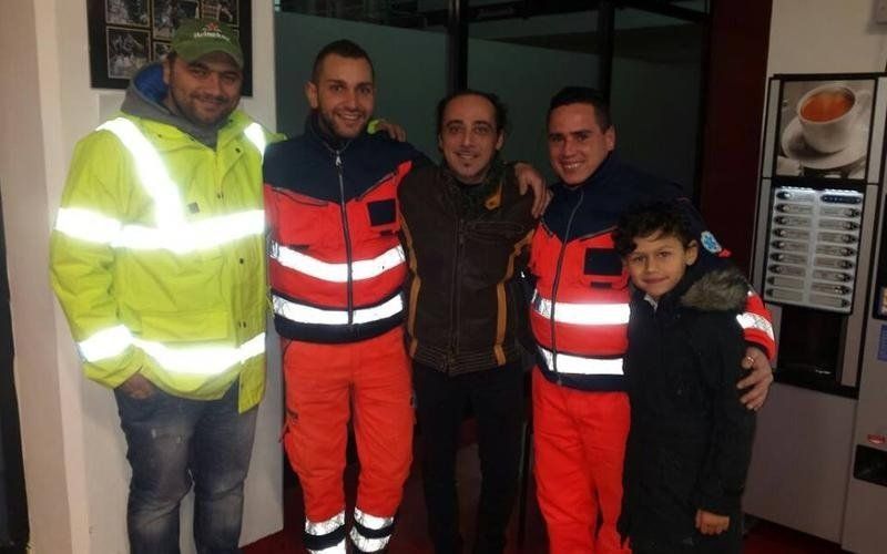 Paramedici e soccorritori della Croce Verde