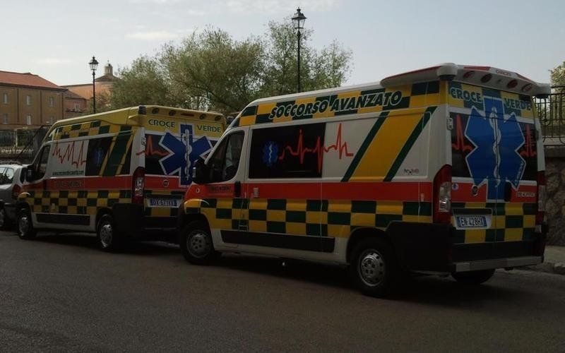 Due ambulanze della Croce Verde di Caserta