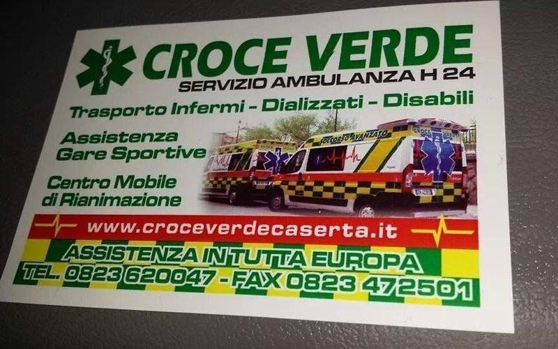 Volantino Croce VErde Caserta