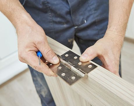 Installing Door Hinge