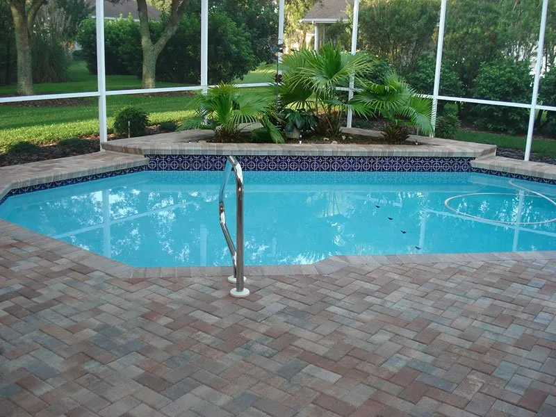 Stunning Pool Deck Design — Spring Hill, FL — Ed Pulido LTD
