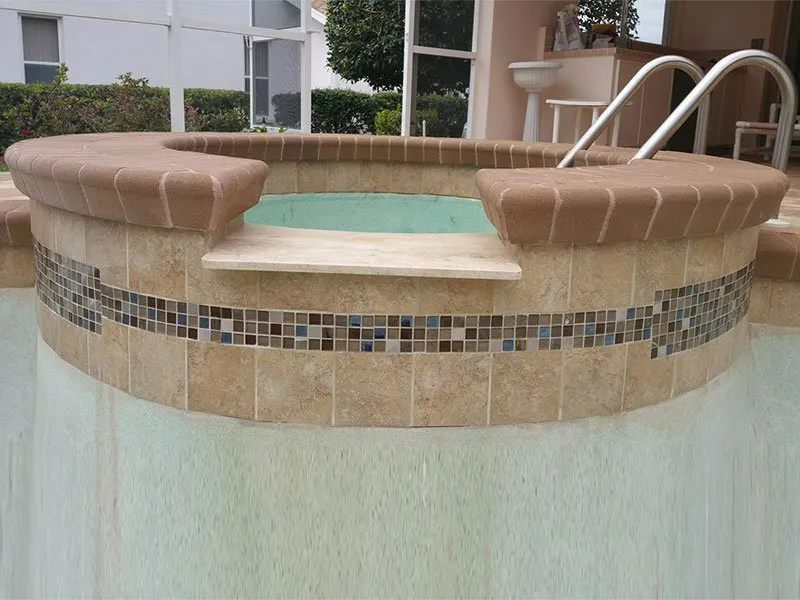 Beautiful Pool Deck — Spring Hill, FL — Ed Pulido LTD