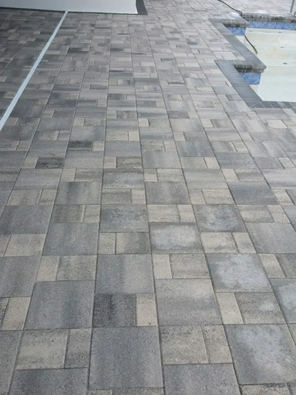 Newly Installed Pool Deck Flooring — Spring Hill, FL — Ed Pulido LTD