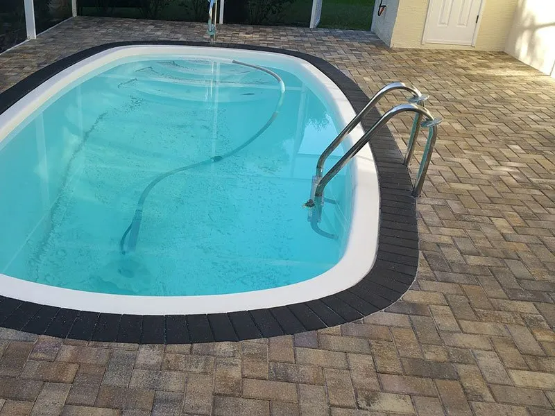 Newly Installed Pool Deck — Spring Hill, FL — Ed Pulido LTD