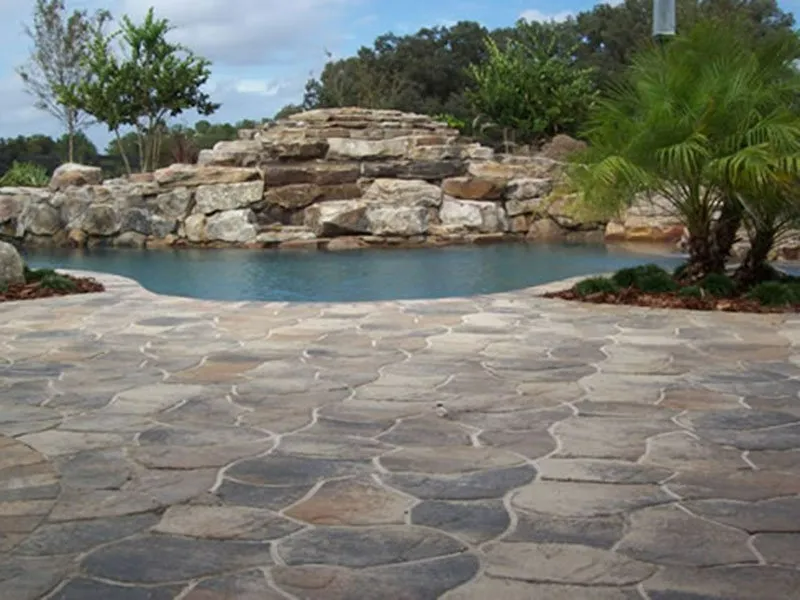 Modern Pool Deck Design — Spring Hill, FL — Ed Pulido LTD