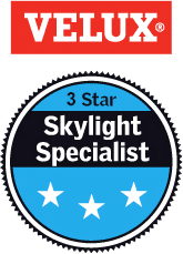 Velux 3 Star Skylight Specialist logo for J Cwanger