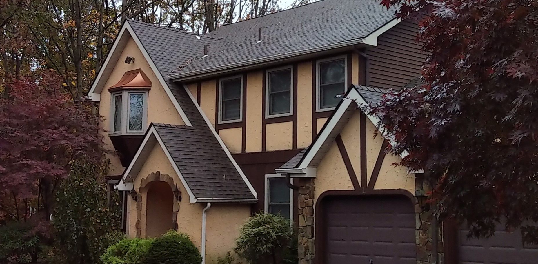 GAF Timberline shingle with faux copper roof in Voorhees, NJ