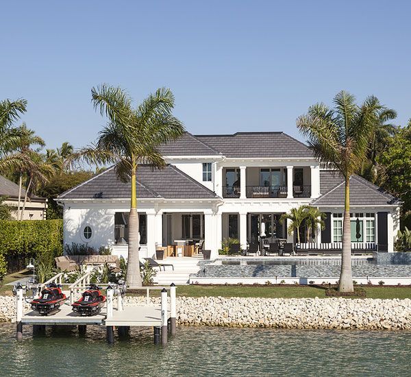 A waterfront home in Naples, Florida.