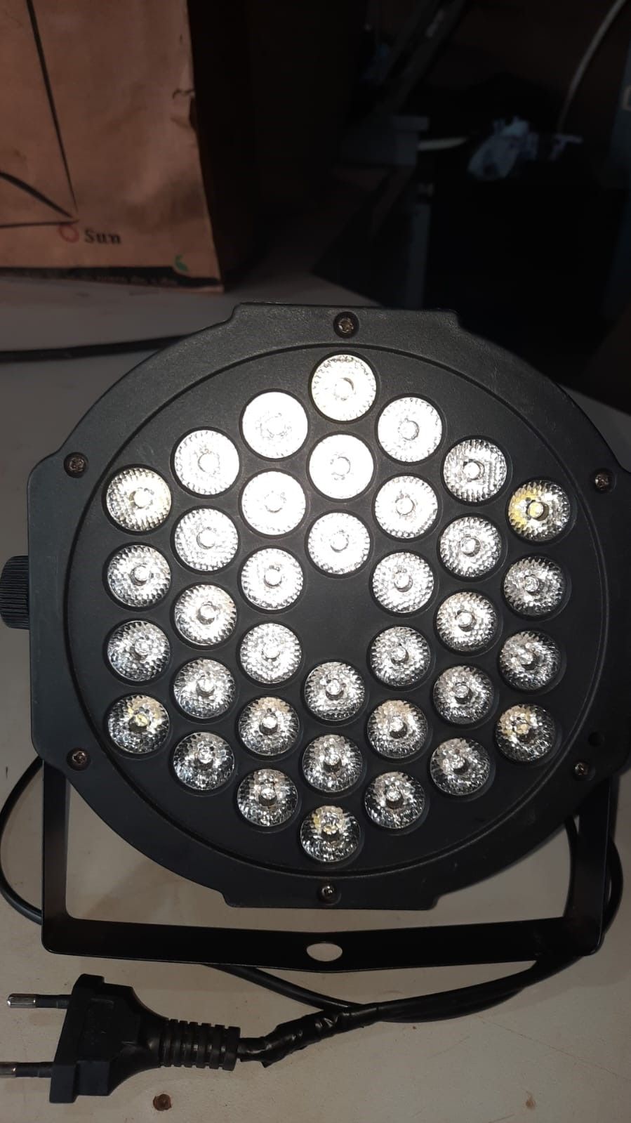 Canhão 36 Led dmx Jdb - 364 semi novo funcioanando 100%