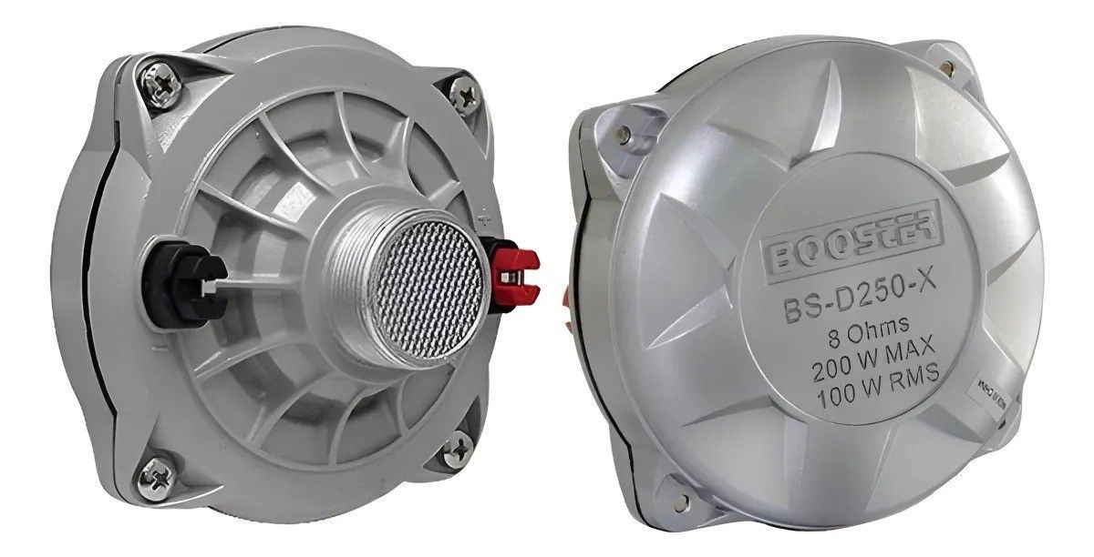 Corneta D250x Booster 8 Ohms 200w max 100 rms novinha na caixa
