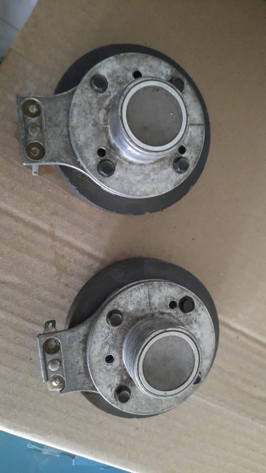 Drive corneta JBL 2412h Usa ( Par 02 drives ) com reparos queimados