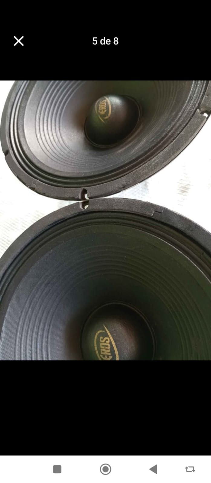 Par caixas com alto falante de 12