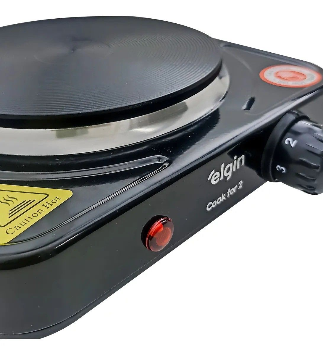 Fogãon elétrico  cooktop - Elgin 1000w 220 volts 01 boca preto novo