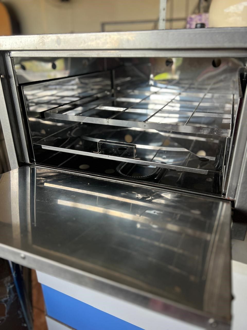 Forno em inox 90 litros auxiliar para fogão industrial Metvisa novo