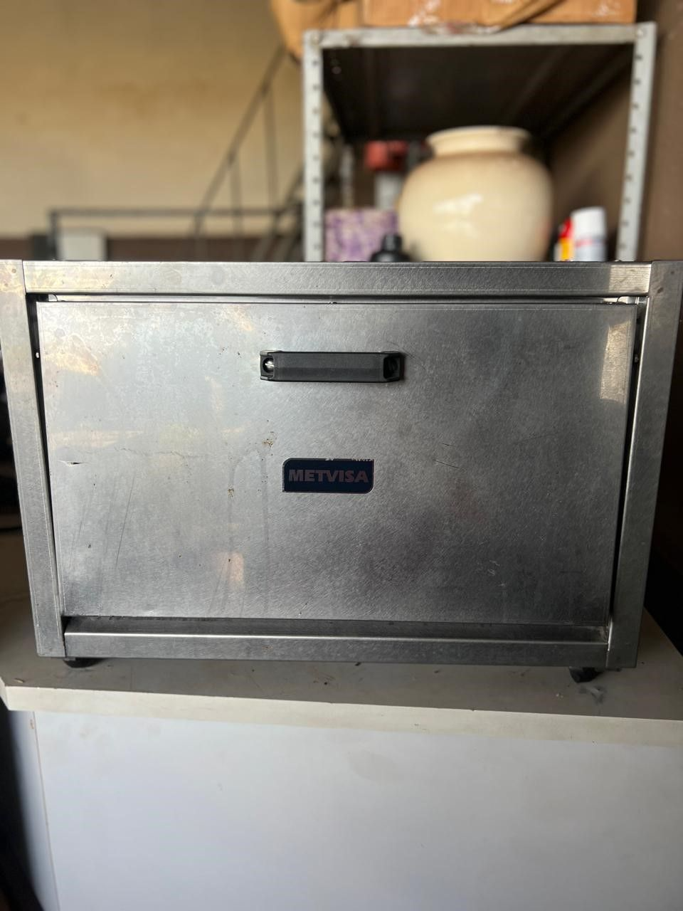 eletro Forno em inox 90 litros auxiliar para fogão industrial Metvisa novo