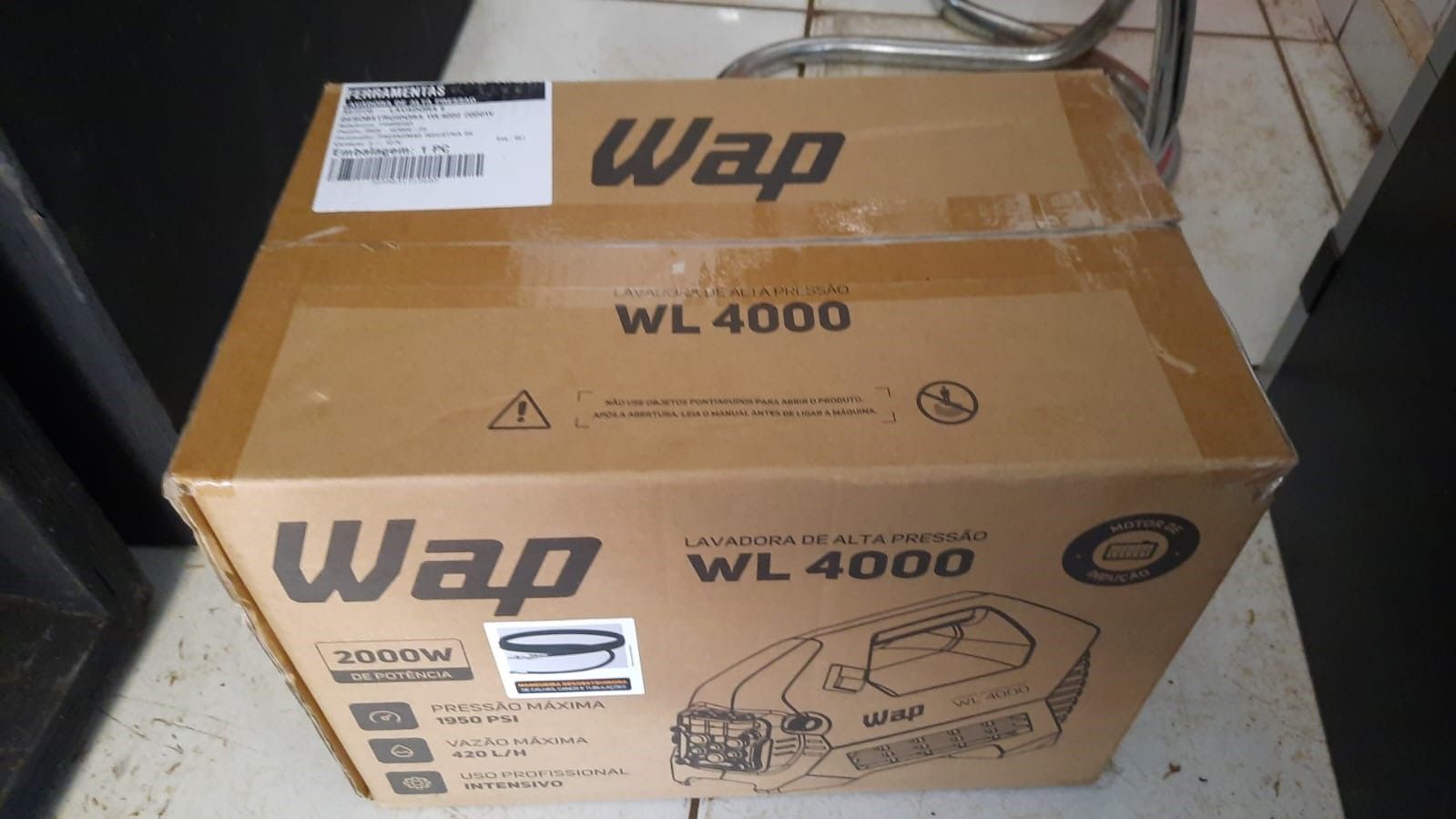 Lavadora de alta pressão e desobstruidora Wap Wl4000 2000W 127 volts nova