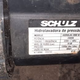 Lavadora de pressão Hidrolavdora Schulz 2000w 220 volts bem conservada funcionando 100%