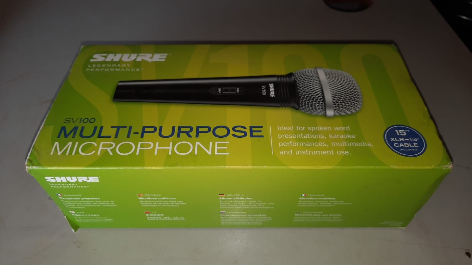Microfone Shure Sv Sv 100 semi novo
R$150