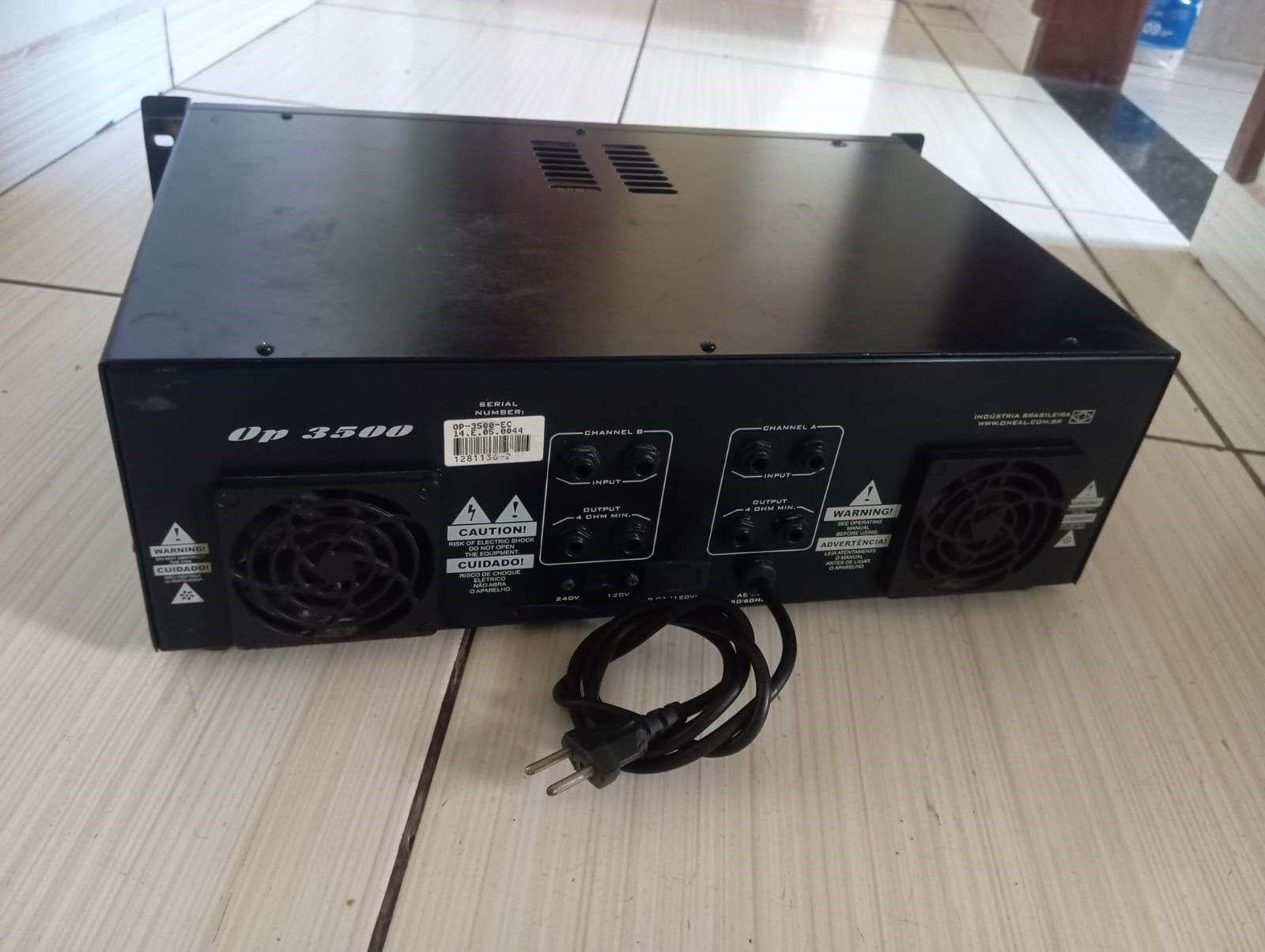 eletrodos Potência Oneal Op3500 bem conservada funcionando 100%