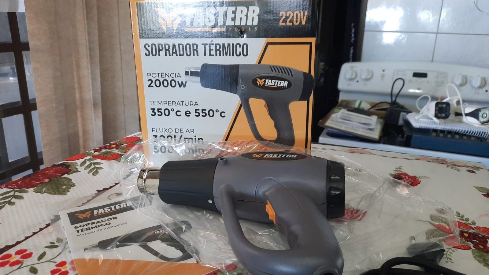 Soprador térmico 200w 220 volts novinho na caixa
