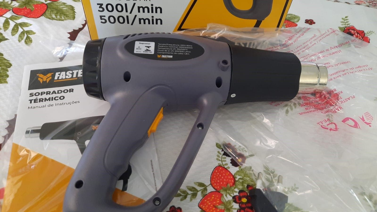 Soprador térmico 200w 220 volts novinho na caixa