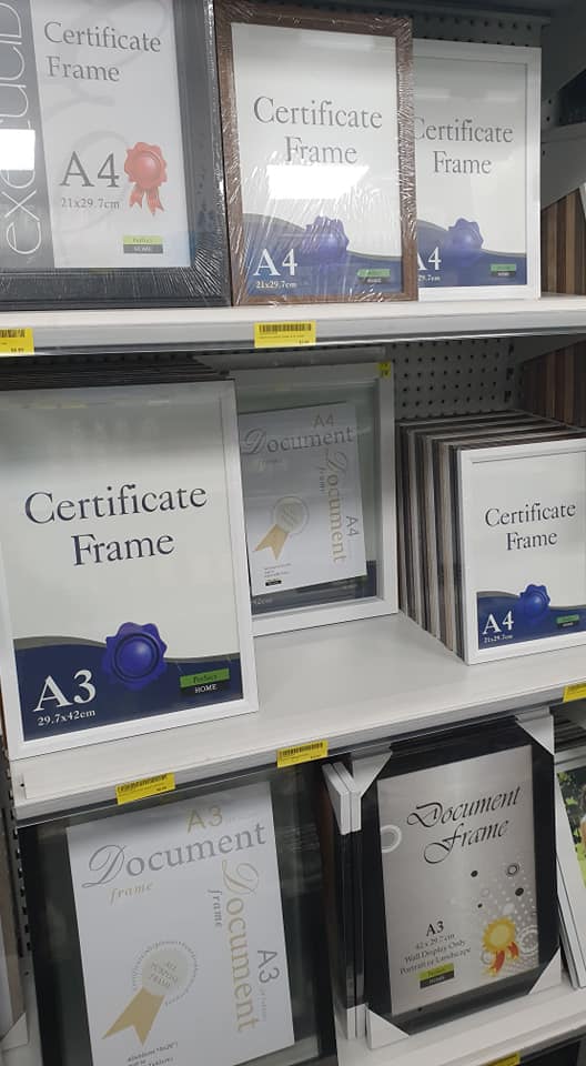 Document Frames — Discount Variety Store in Alice Springs, NT