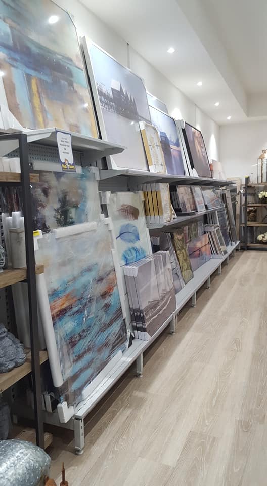 Shelf Of Print Canvases — Discount Variety Store in Alice Springs, NT