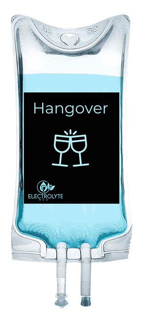 IV bag labeled