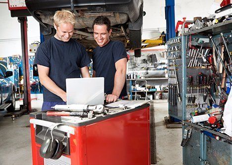 Checking the result after diagnosing the car