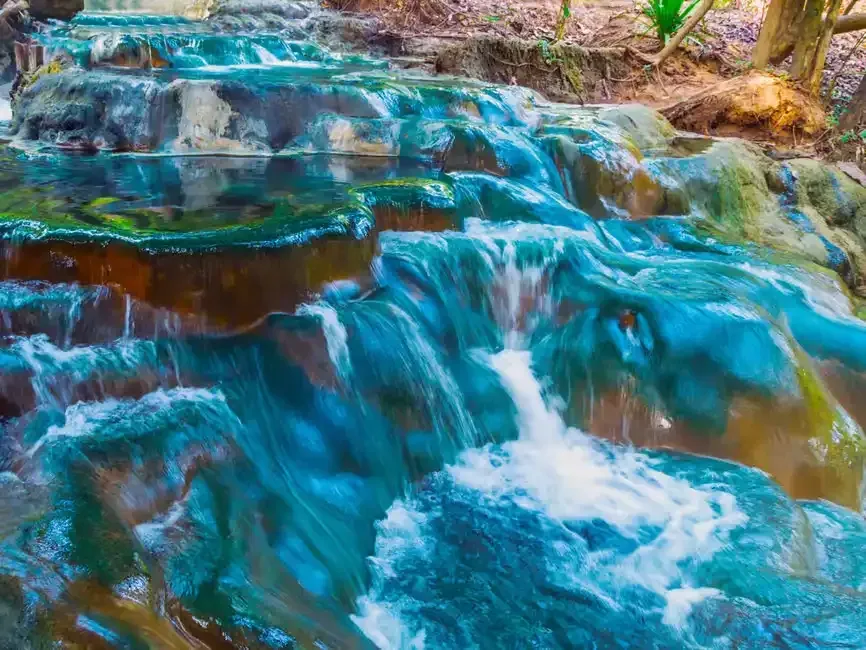 hot spring waterfall