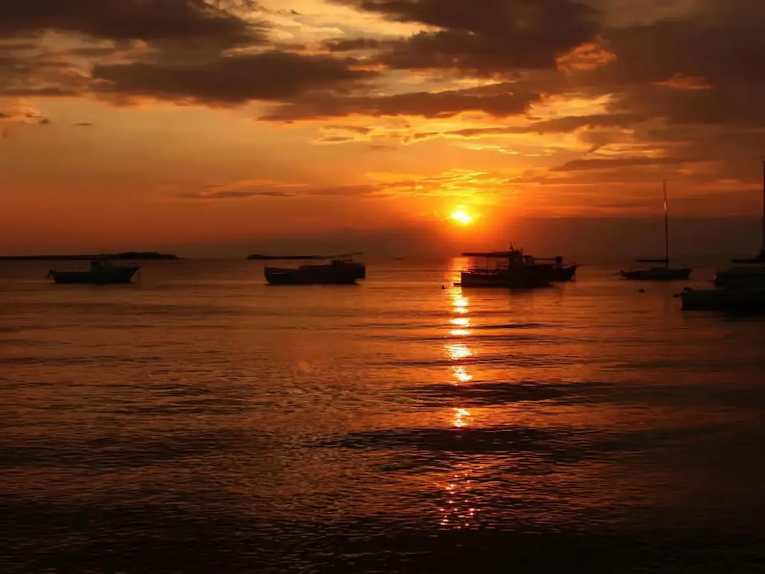 Sunset in Krabi Beach
