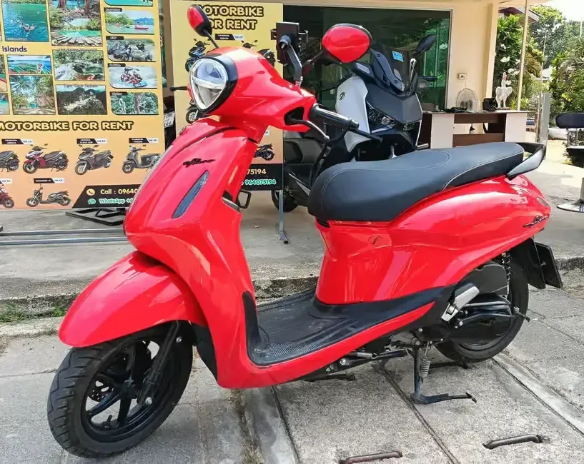 red scooter