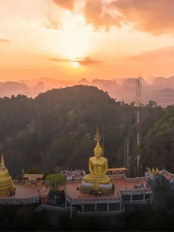 temple visit activity in tiger cave temple