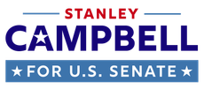 a logo for stanley campbell for u.s. senate