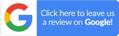 A blue button that says `` click here to leave us a review on google ''.