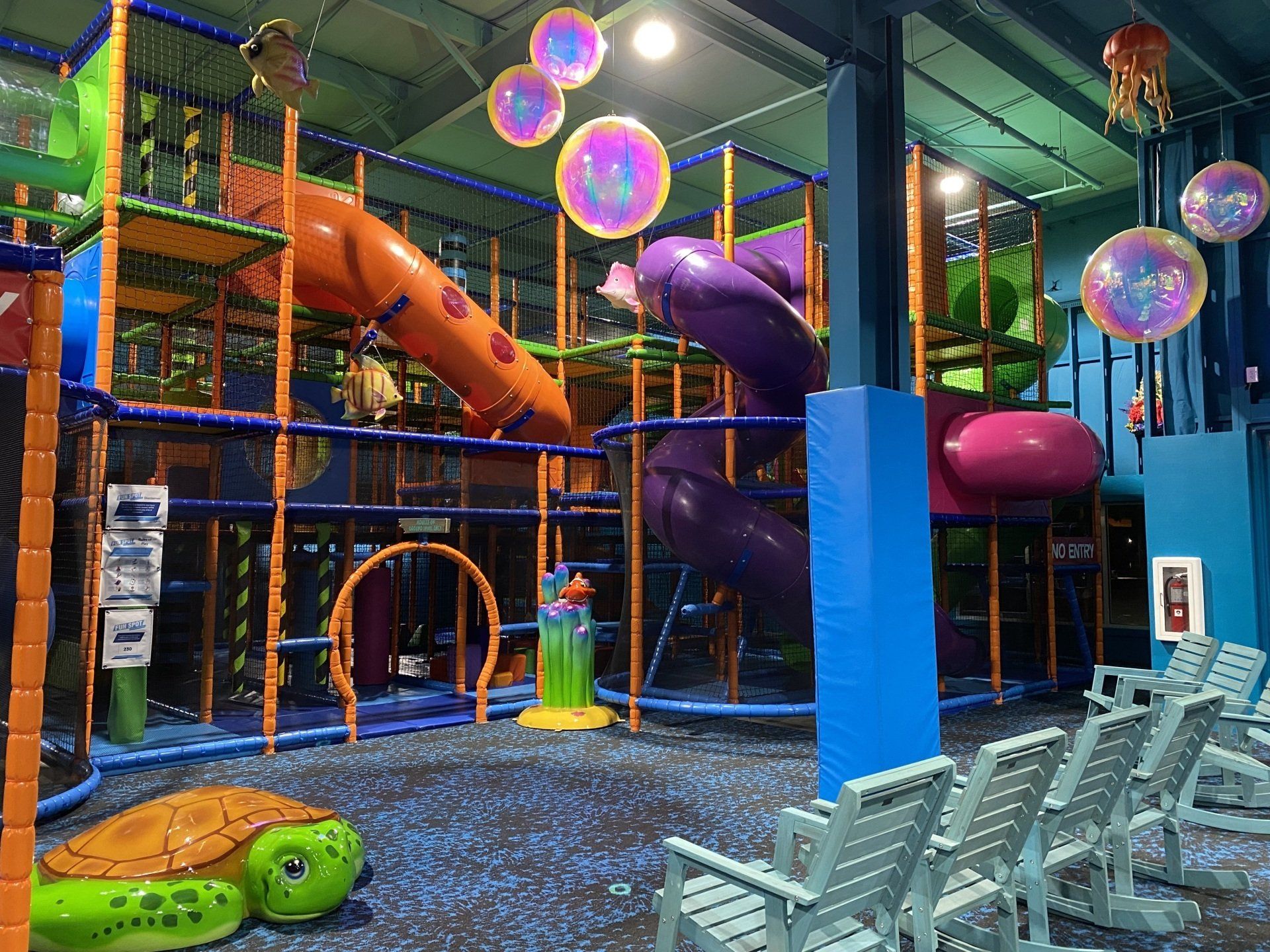 Deep Blue Indoor Play Center Fun indoor play center for all your