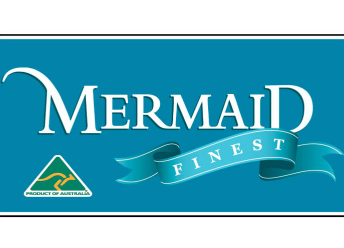 A Blue Sign That Says Mermaid Finest on It — Taree Pool Supplies in Taree, NSW