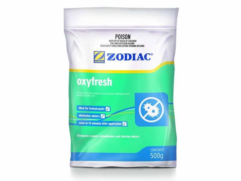 A Bag of Zodiac Oxyfresh on a White Background — Taree Pool Supplies in Taree, NSW