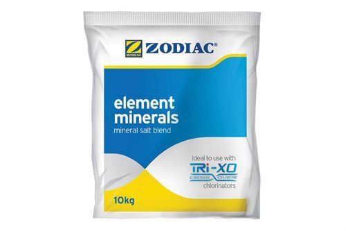 A Bag of Zodiac Element Minerals on a White Background — Taree Pool Supplies in Taree, NSW