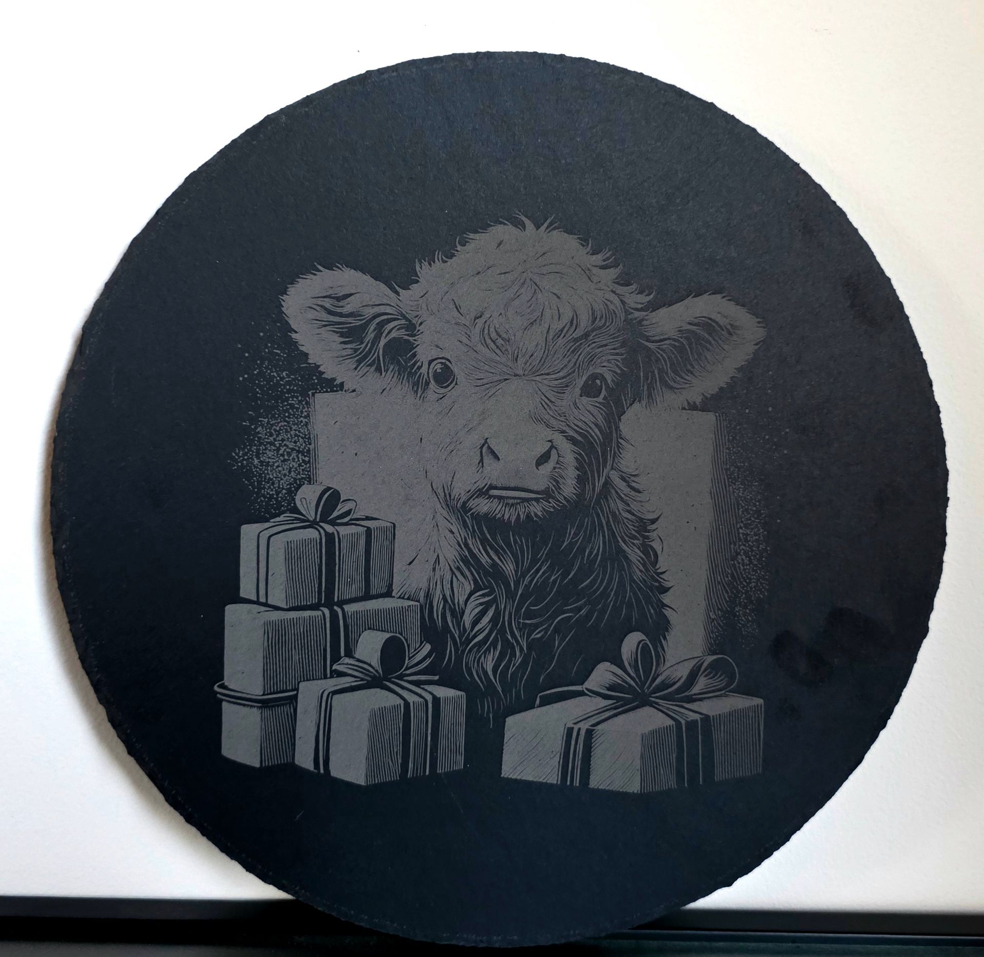 Kerst Gourmet Slate serveerschaal 24 x 32 cm