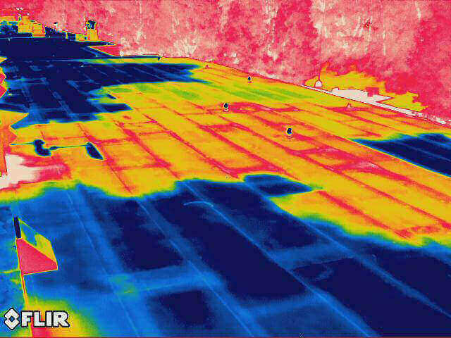 Roof Moisture Scans