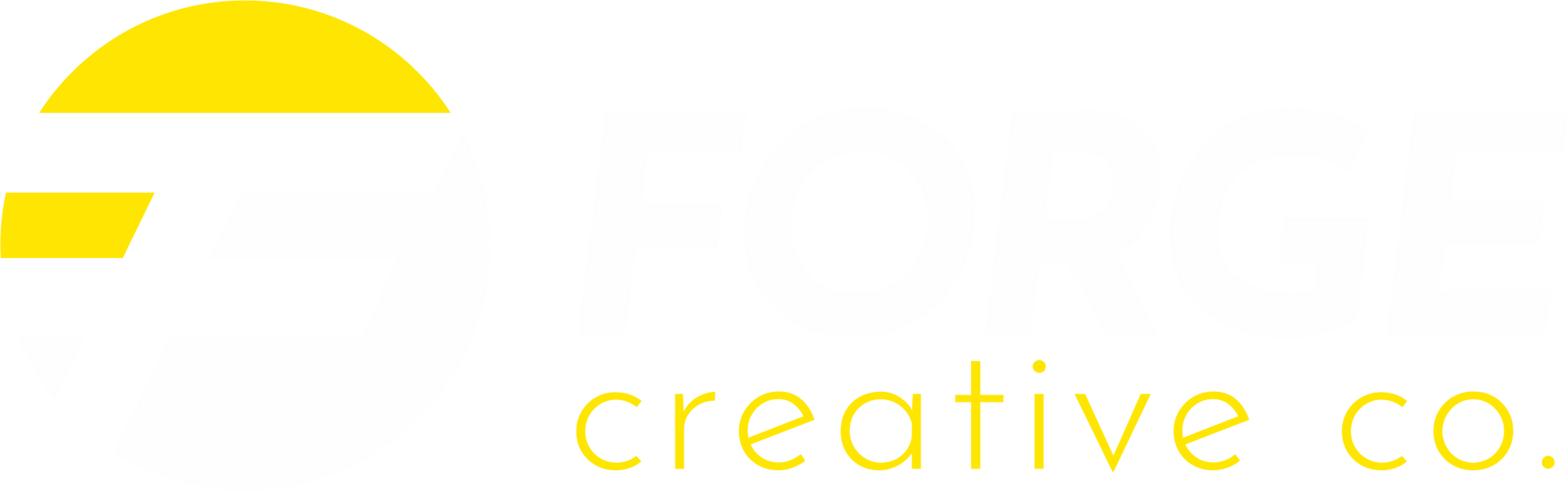 Logo: Yellow sun design with