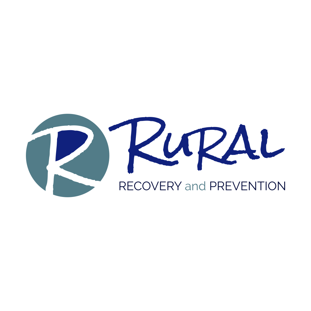 Logo for Rural Recovery and Prevention: blue 
