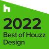 A green badge that says `` best of houzz design ''